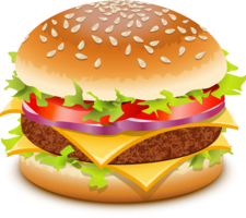 food & burger and sandwich free transparent png image.