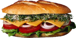 food & Burger and sandwich free transparent png image.