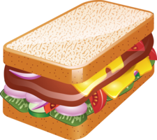 food & Burger and sandwich free transparent png image.
