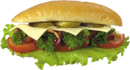 food & Burger and sandwich free transparent png image.