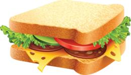 food & burger and sandwich free transparent png image.