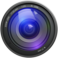 electronics & camera lens free transparent png image.