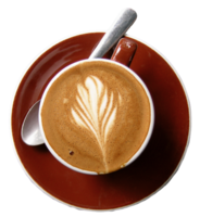 food & Cappuccino free transparent png image.