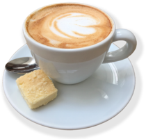 food & Cappuccino free transparent png image.