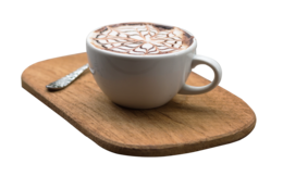 food & cappuccino free transparent png image.