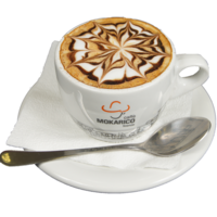 food & cappuccino free transparent png image.