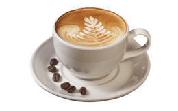 food & cappuccino free transparent png image.