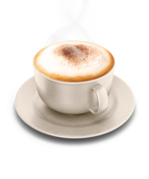 food & Cappuccino free transparent png image.