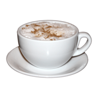 food & cappuccino free transparent png image.