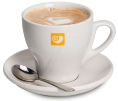 food & cappuccino free transparent png image.