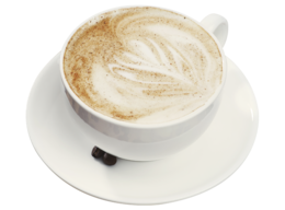 food & cappuccino free transparent png image.