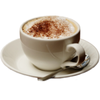 food & Cappuccino free transparent png image.