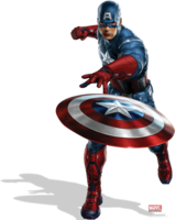 heroes & Captain America free transparent png image.