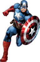 heroes & Captain America free transparent png image.