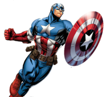 heroes & Captain America free transparent png image.