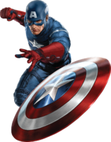 heroes & Captain America free transparent png image.