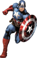 heroes & Captain America free transparent png image.