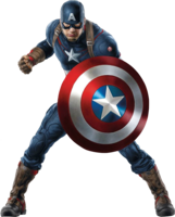 heroes & Captain America free transparent png image.