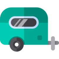 cars & Caravan free transparent png image.