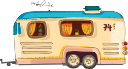 cars & caravan free transparent png image.