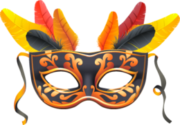 holidays & Carnival mask free transparent png image.