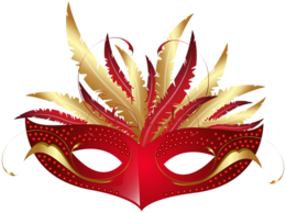 holidays & carnival mask free transparent png image.