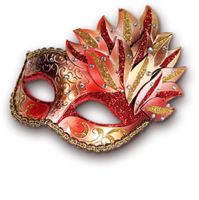 holidays & Carnival mask free transparent png image.