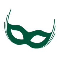 holidays & carnival mask free transparent png image.