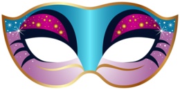 holidays & Carnival mask free transparent png image.