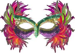 holidays & carnival mask free transparent png image.