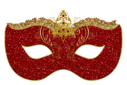 holidays & Carnival mask free transparent png image.