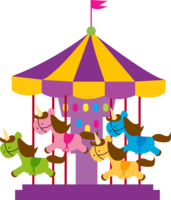 sport & Carousel free transparent png image.