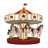 sport & Carousel free transparent png image.