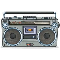 electronics & cassette player free transparent png image.