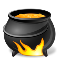 fantasy & Cauldron free transparent png image.