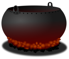 fantasy & Cauldron free transparent png image.