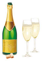 food & Champagne free transparent png image.