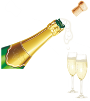 food & Champagne free transparent png image.