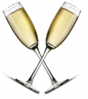 food & Champagne free transparent png image.
