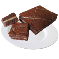 food & Chocolate cake free transparent png image.