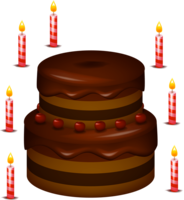 food & Chocolate cake free transparent png image.