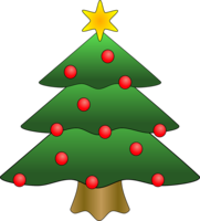 holidays & christmas tree free transparent png image.