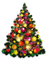 holidays & Christmas tree free transparent png image.