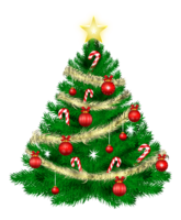 holidays & Christmas tree free transparent png image.