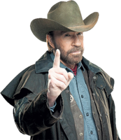 celebrities & chuck norris free transparent png image.