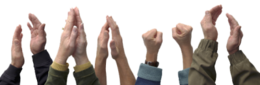 people & clapping hands free transparent png image.