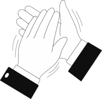 people & Clapping hands free transparent png image.