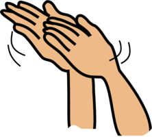 people & Clapping hands free transparent png image.