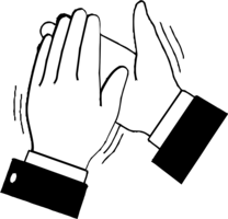 people & clapping hands free transparent png image.