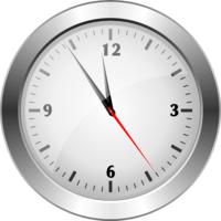 objects & clock free transparent png image.